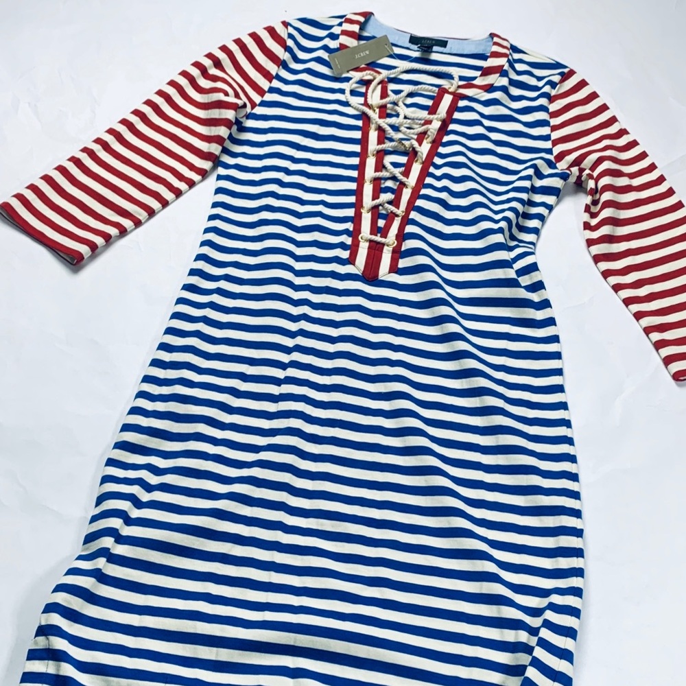 J.Crew Nautical Maxi Dress